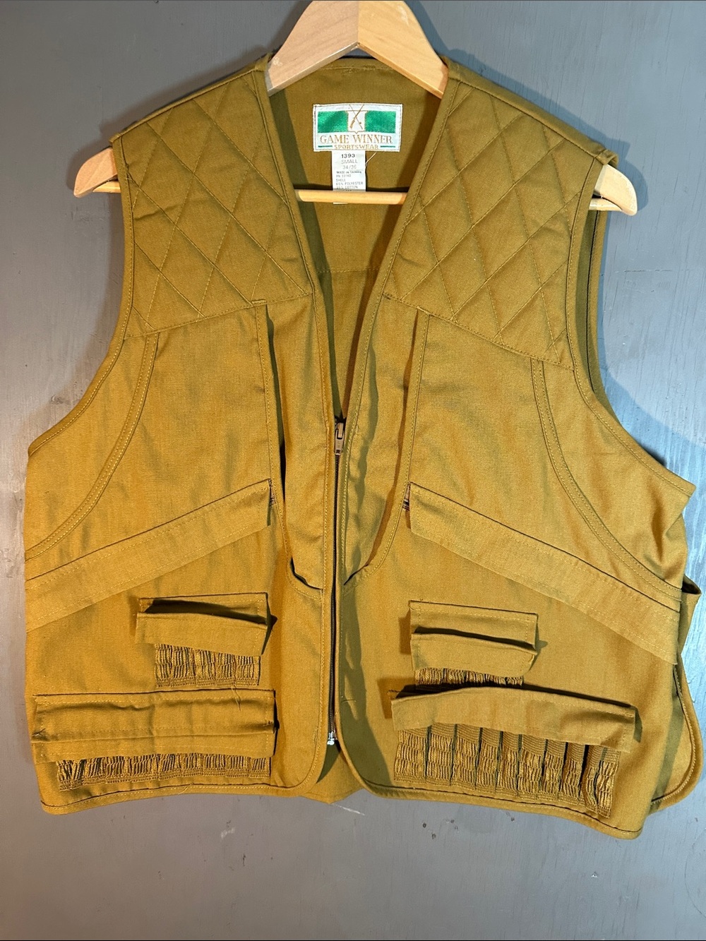 Game Winner 🏆 Olive Quilted Shooting Vest